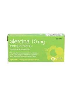 Alercina 10 Mg 7 Comprimidos