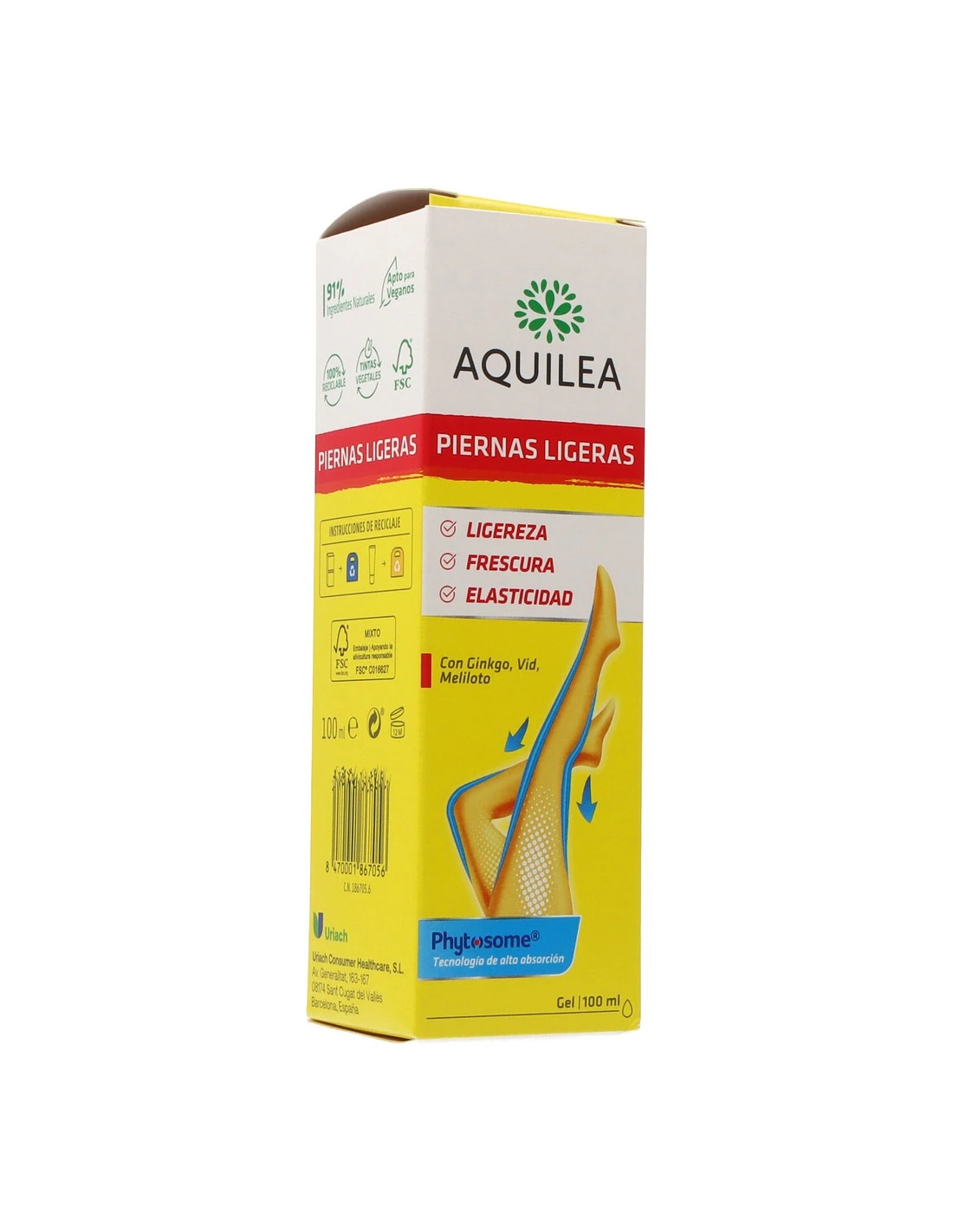 Aquilea Piernas Ligeras Gel Triple Efecto 100 Ml 3 Aquilea Piernas Ligeras Gel Triple Efecto 100 Ml