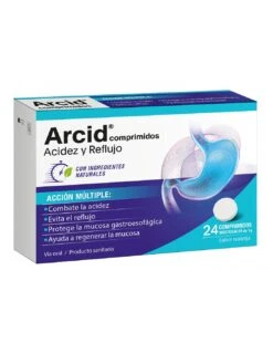 Arcid 24 Comprimidos Masticables Sabor Naranja