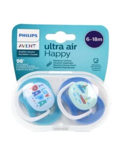 Avent Chupete Silicona I Love Papa 618 Meses 2 U