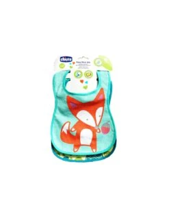 Babero Infantil Chicco Algodon 6 Meses 2 Unidade