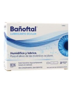 Bañoftal Lubricante Ocular 20 Monodosis