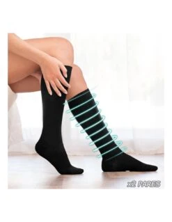 Calcetin Ad Compresion Normal Farmalastic 2 Unid