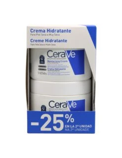 Cerave Crema Hidratante Piel Seca 2x340 G Promo