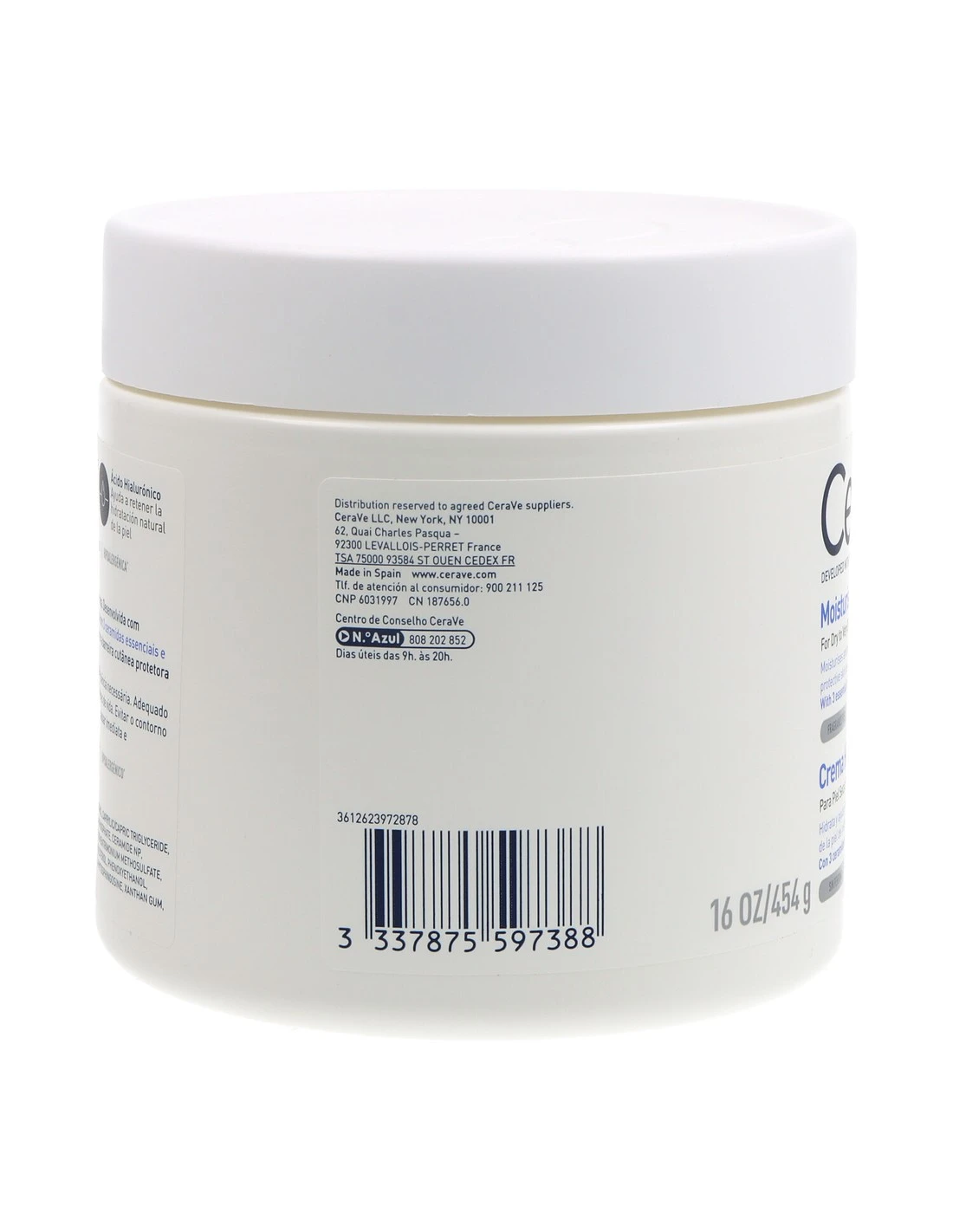 Cerave Crema Hidratante Piel Seca Muy Seca 454 G 4 Cerave Crema Hidratante Piel Seca Muy Seca 454 G - Imagen 2