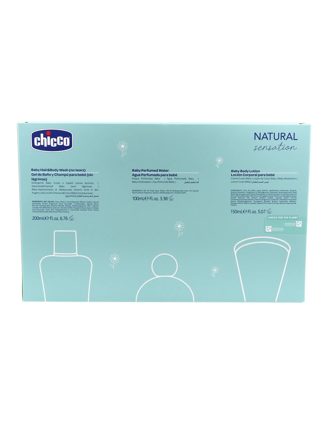 Chicco Set Natural Sensation Baby Essential 0+ 4 Chicco Set Natural Sensation Baby Essential 0+ - Imagen 2