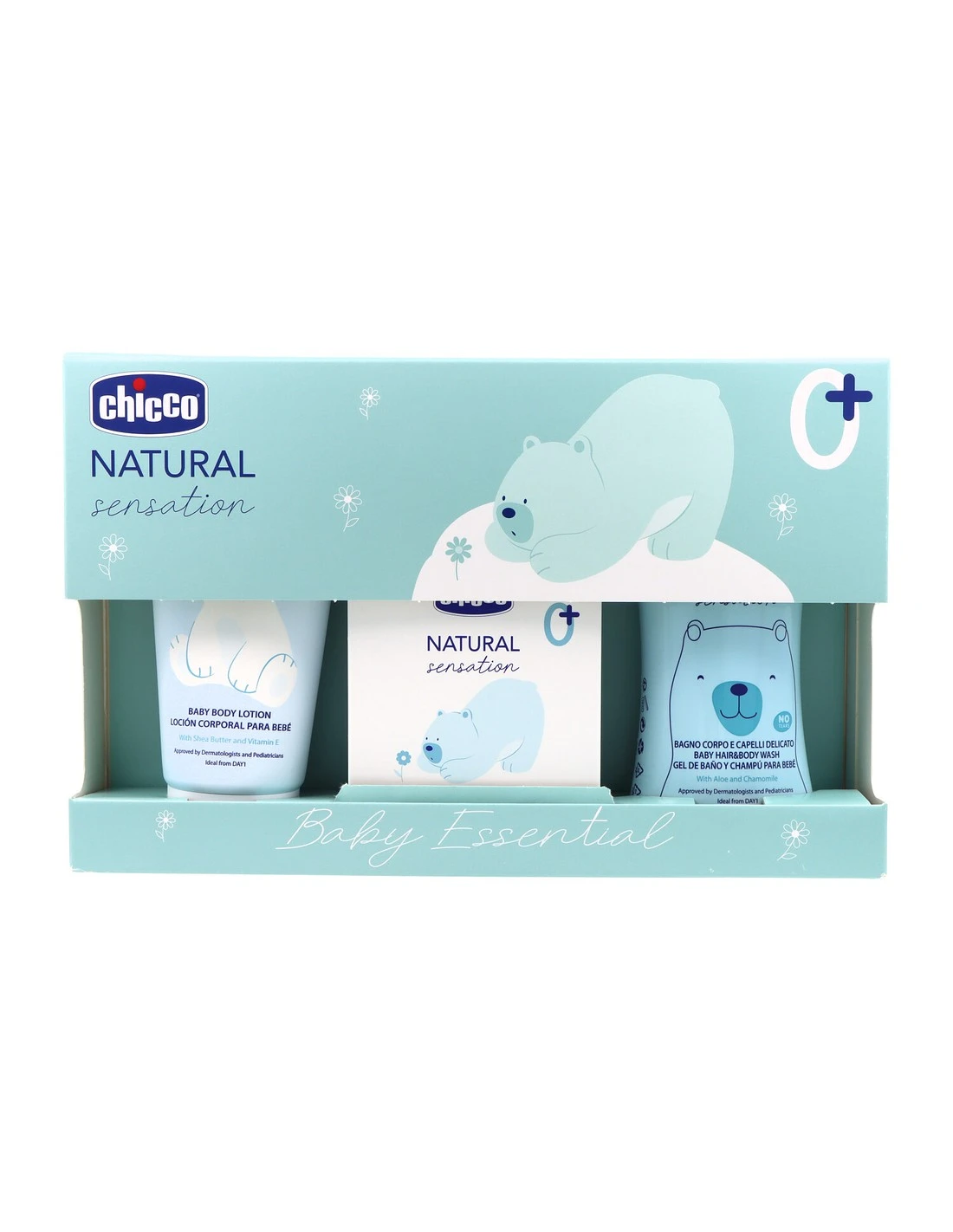 Chicco Set Natural Sensation Baby Essential 0+ 3 Chicco Set Natural Sensation Baby Essential 0+