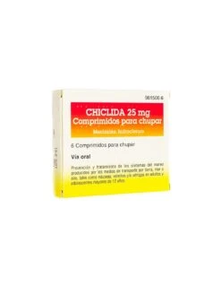 Chiclida 25 Mg 6 Compr Para Chupar