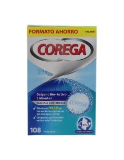 Corega Oxigeno Bioactivo 108 Tabletas Promo
