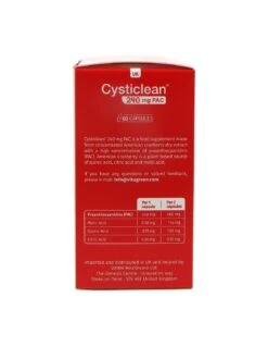 Cysticlean 240 Mg 60 Capsulas -Farmacia Ventas cysticlean 240 mg 60 capsulas 2