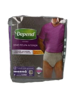 Depend Pants Super Hombre Talla Lxl 95150 Cm 9 U