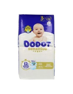 Dodot Sensitive Talla 3 6-10 Kg 56 Unidades -Farmacia Ventas dodot sensitive talla 3 6 10 kg 56 unidades 1