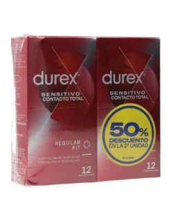 Durex Sensitivo Contacto Total 2 X 12 Uds Promo