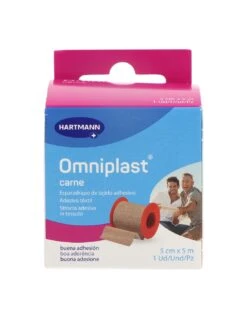 Hartmann Esparadrapo Omniplast Tela Rosa 5m X 5cm Hartman