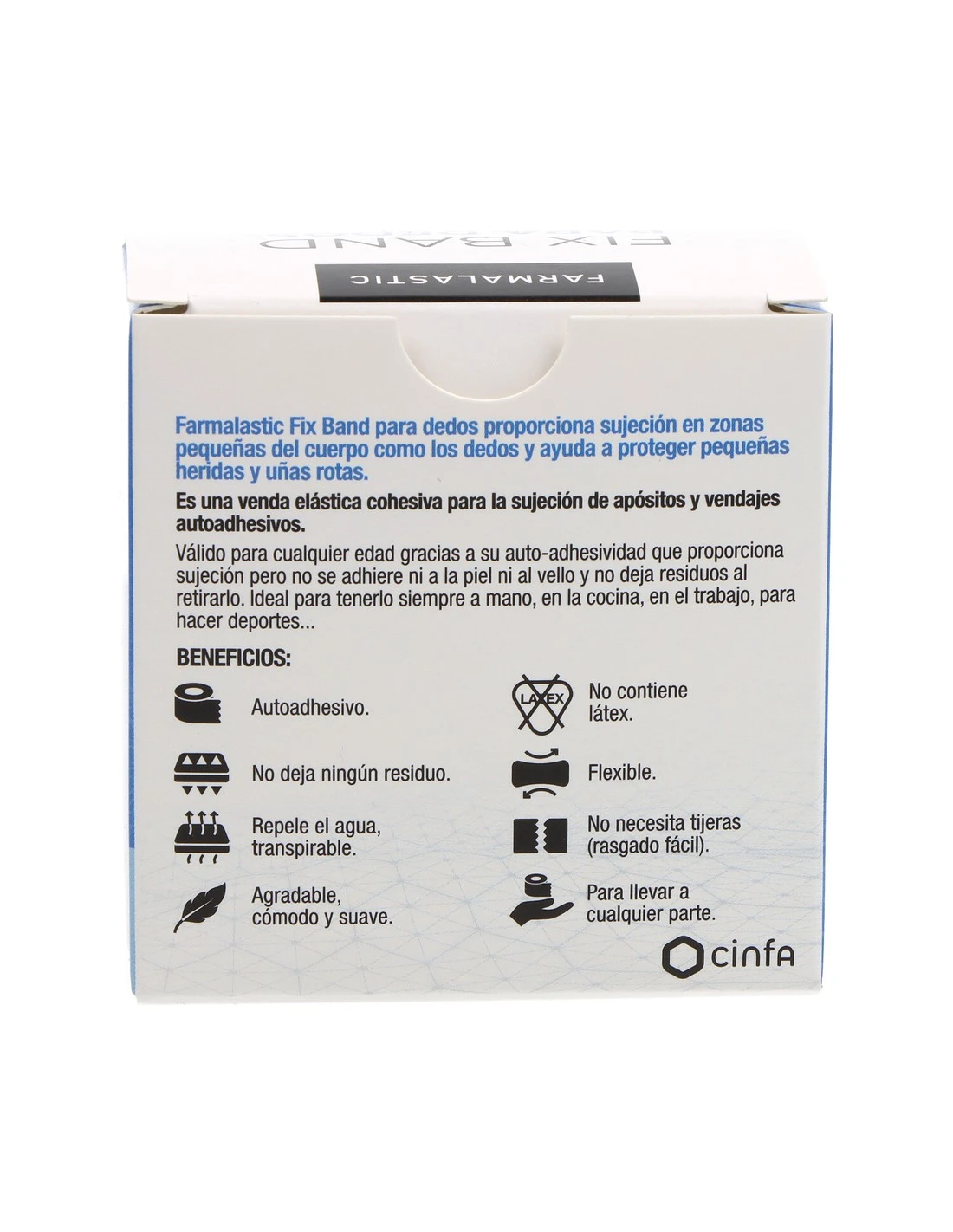 Farmalastic Fix Band Para Dedos 4,5x2,5 4 Farmalastic Fix Band Para Dedos 4,5x2,5 - Imagen 2