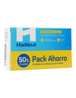 Halibut Dermo H Pomada Pañal Duplo Promo