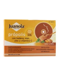 Juanola Propolis Hedera Miel 24 Pastillas