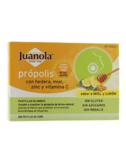 Juanola Propolis Hiedra Miel Y Limon 24 Pastilla