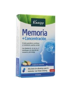Kneipp Memoria Y Concentracion 30 Caps