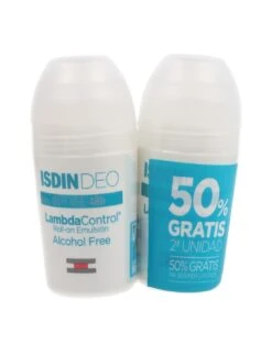 ISDIN Lambda Control Sin Alcohol Rollon 2x 50ml Promo