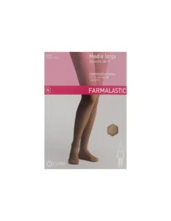 Media Farmalastic Larga Bl Cn Beig Trp