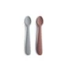 Mushie Cuchara Infantil Solid Stone Cloudy Mauve -Farmacia Ventas mushie cuchara infantil solid stone cloudy mauve