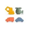 Mushie Pack 4 Vehiculos Baño Solid Multi 10x5x6 -Farmacia Ventas mushie pack 4 vehiculos bano solid multi 10x5x6