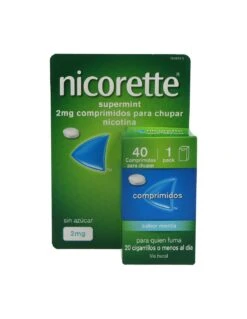 Nicorette Supermint Efg 2 Mg 40 Comprimidos Para Chupar