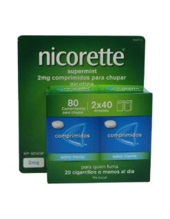 Nicorette Supermint Efg 2 Mg 80 Comprimidos Para Chupar