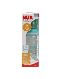 Nuk Fc Biberon Cristal Latex 06m 240 Ml