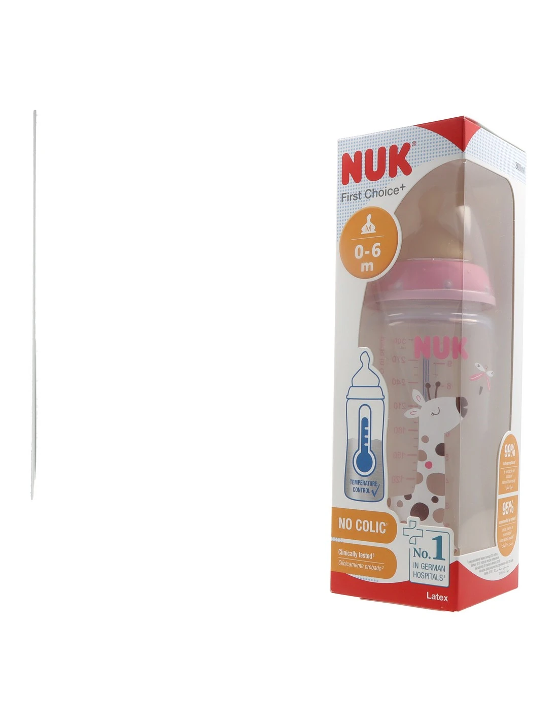 Nuk Fc Biberon Pp Tetina Latex 0 A 6m 300 Ml 3 Nuk Fc Biberon Pp Tetina Latex 0 A 6m 300 Ml