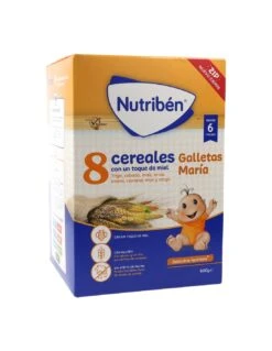 Nutriben 8 Cereales Miel Y Galletas Maria 600 G