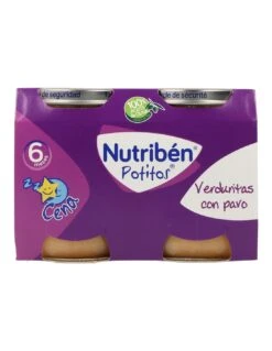 Nutriben Cena Verduritas Con Pavo 2x190 G