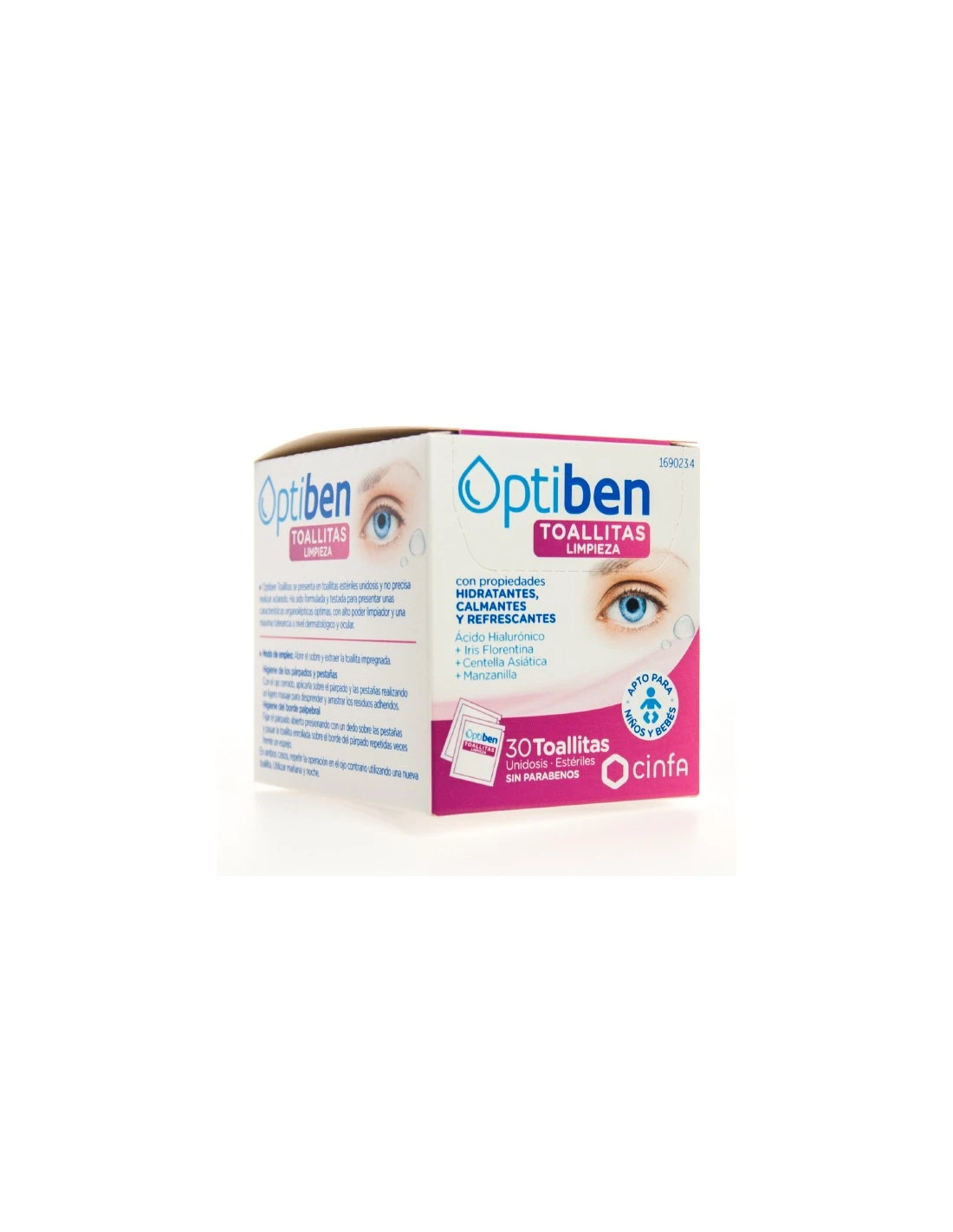 Optiben Toallitas Limpieza Ocular 30 Uds 3 Optiben Toallitas Limpieza Ocular 30 Uds