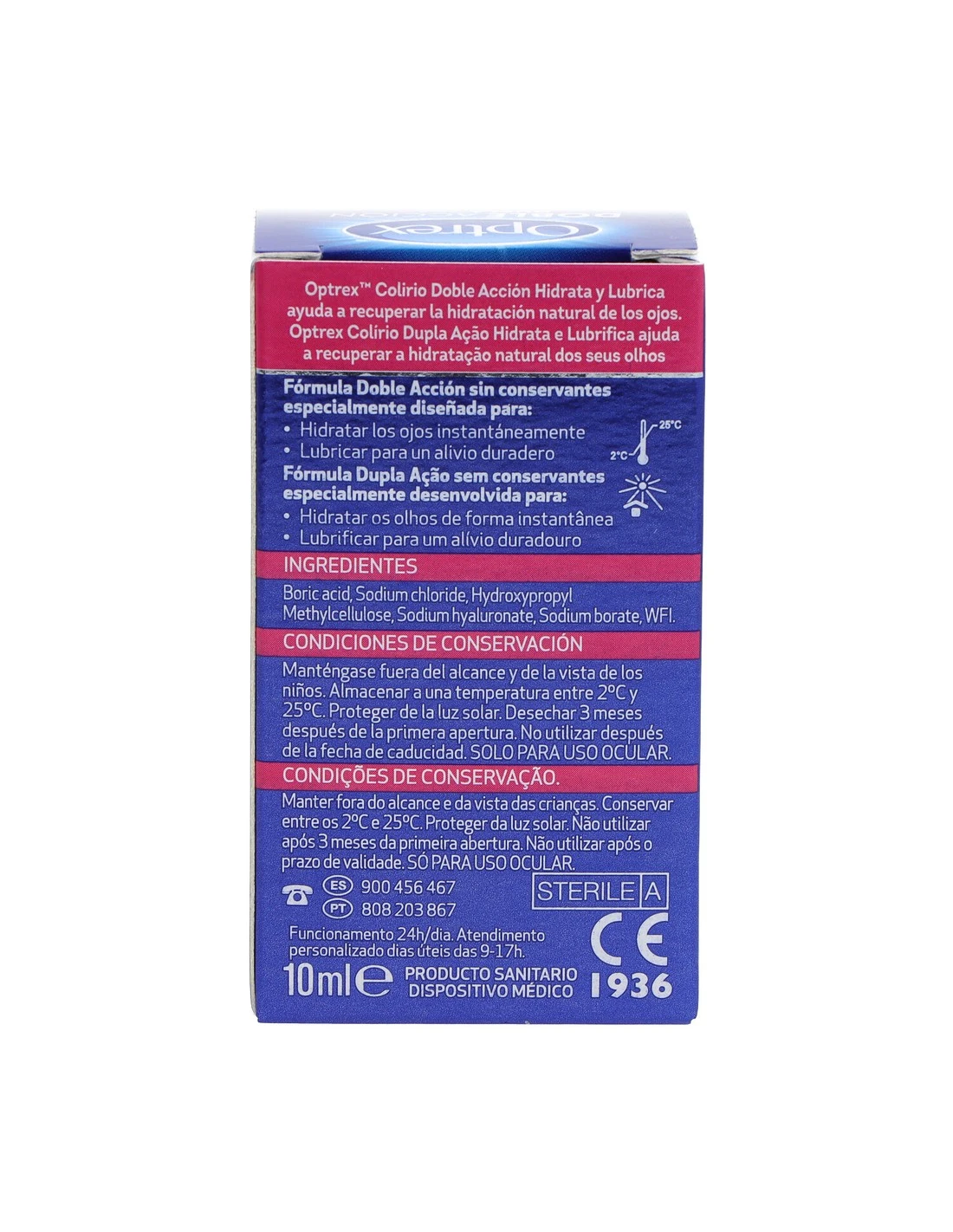 Optrex Doble Accion Ojos Secos 10 Ml 4 Optrex Doble Accion Ojos Secos 10 Ml - Imagen 2