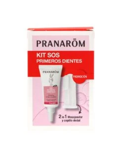 Pranarom Primeros Dientes Gel Dental 15ml + 2 En 1 Masajeador Y Cepillo Dedal Promo