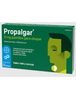 Propalgar 24 Pastillas Chupar Miel/naran