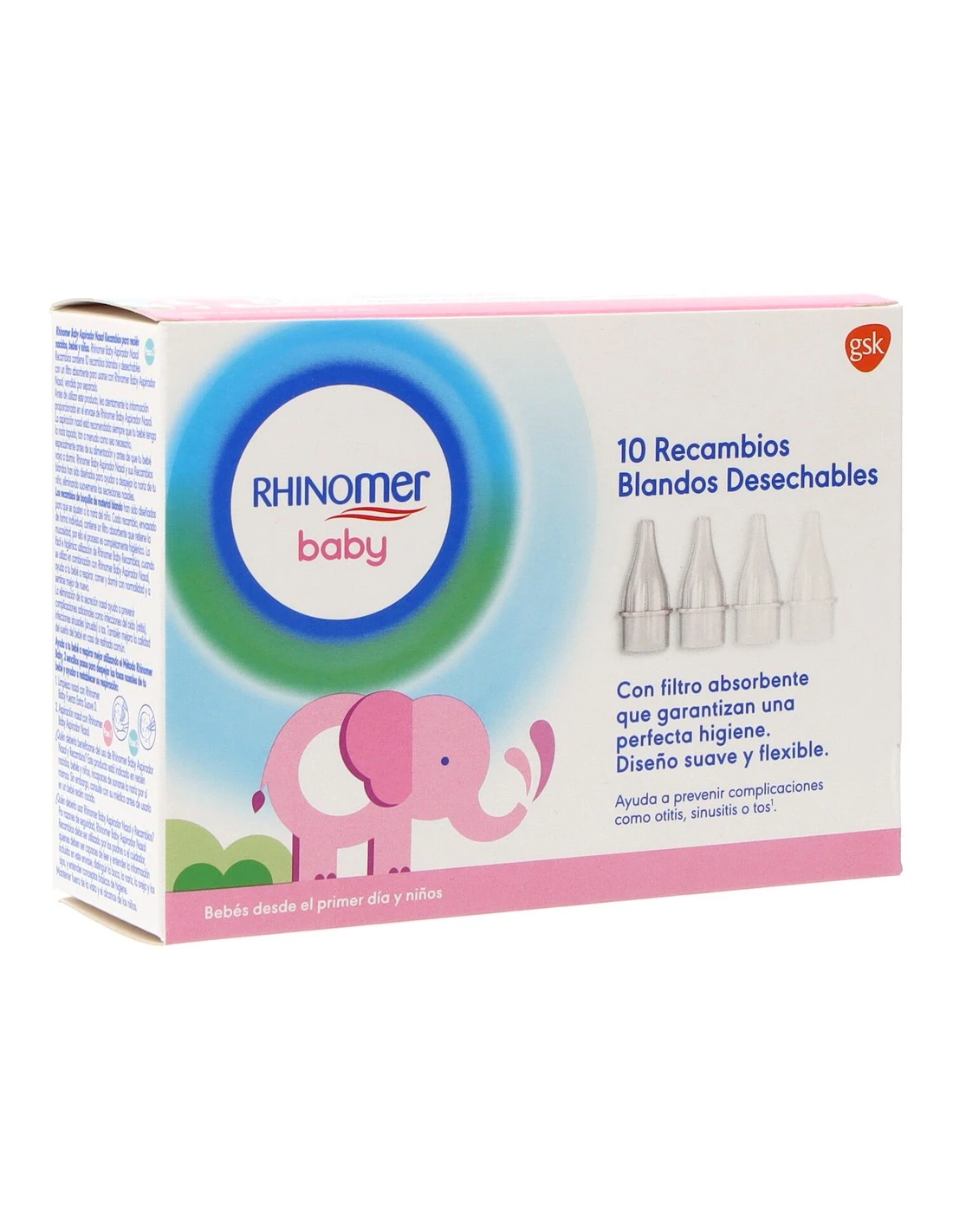 Rhinomer Baby Recambios Blandos Desechables 10 U 3 Rhinomer Baby Recambios Blandos Desechables 10 U