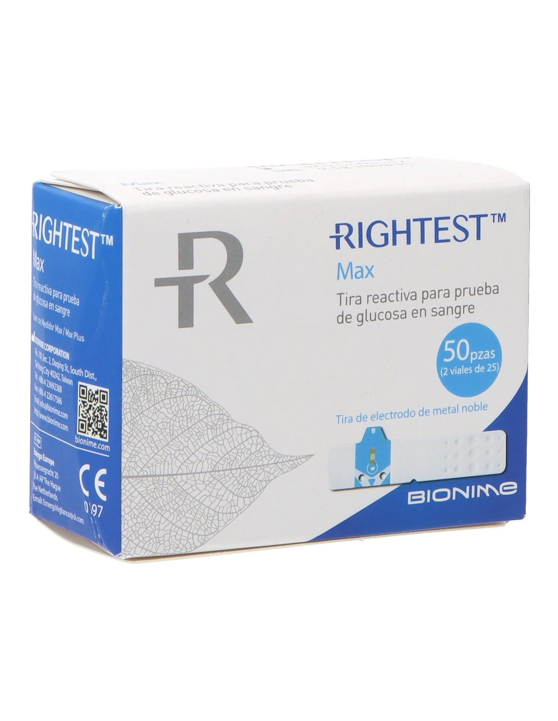 Rightest Max Tiras Reactivas Glucosa 50 Unidades 3 Rightest Max Tiras Reactivas Glucosa 50 Unidades