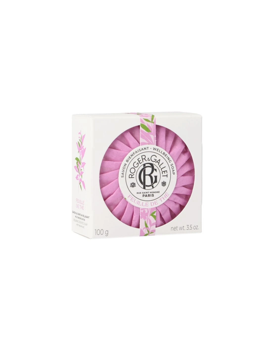 ROGER & GALLET Roger Gallet Feuille De The Jabon 100 G 3 ROGER & GALLET Roger Gallet Feuille De The Jabon 100 G