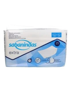 Sabanindas Extra 60x40 Cm 25 Uds