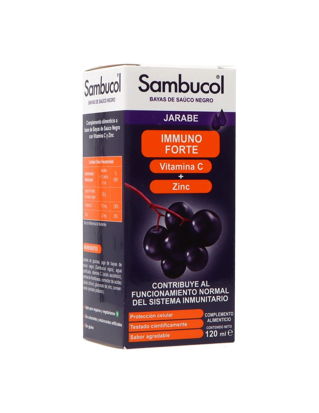 Sambucol Immuno Forte Jarabe 120 Ml 3 Sambucol Immuno Forte Jarabe 120 Ml
