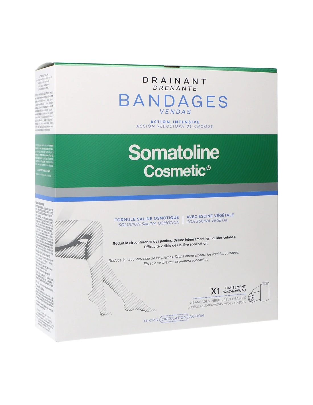 Somatoline Cosmetic Vendas Reductoras Drenantes 3 Somatoline Cosmetic Vendas Reductoras Drenantes