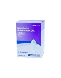 Supositorios Glicerina Cuve Adultos 12 U