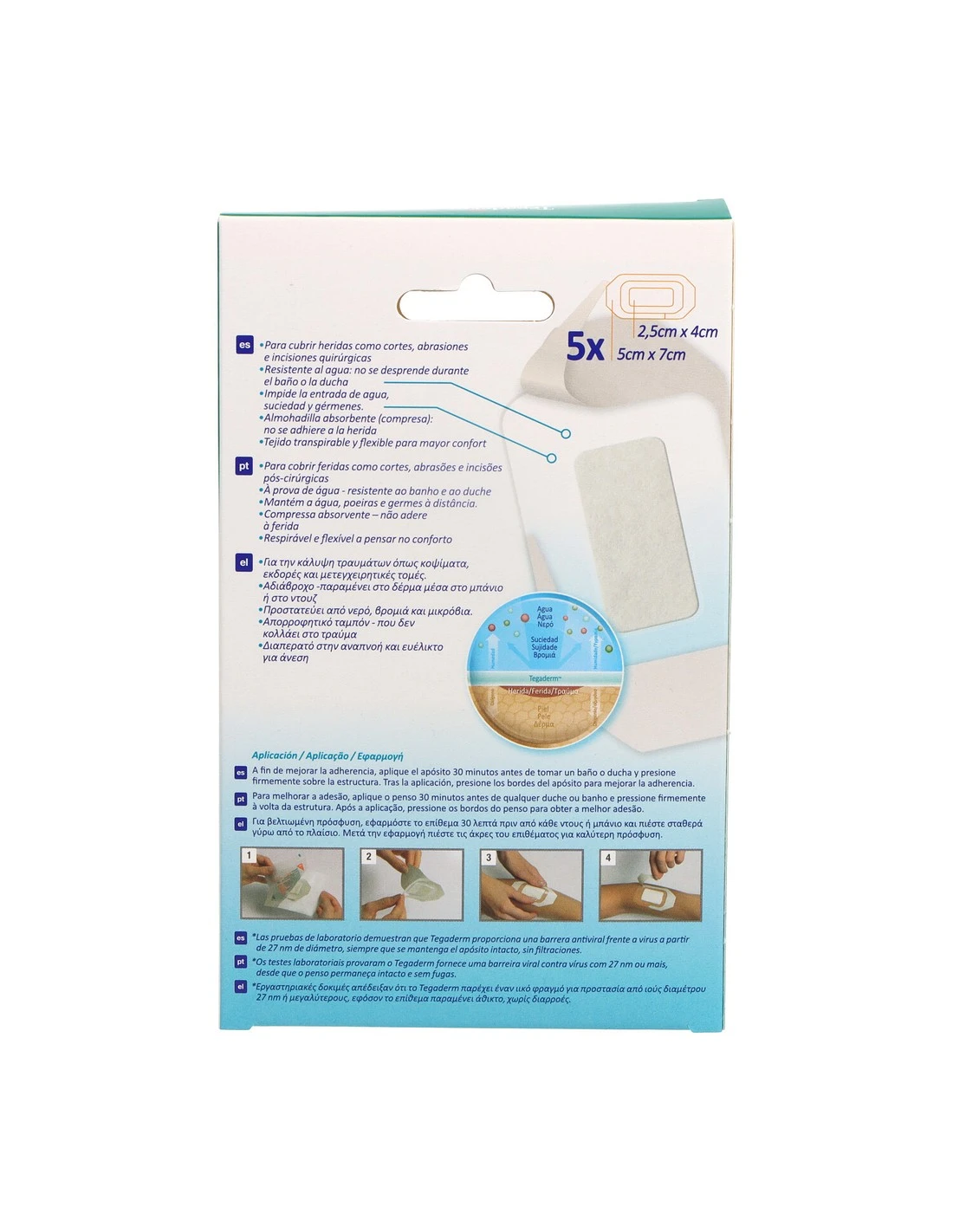 Tegadermpad Apositos 5x7 Cm 5 Uds 4 Tegadermpad Apositos 5x7 Cm 5 Uds - Imagen 2