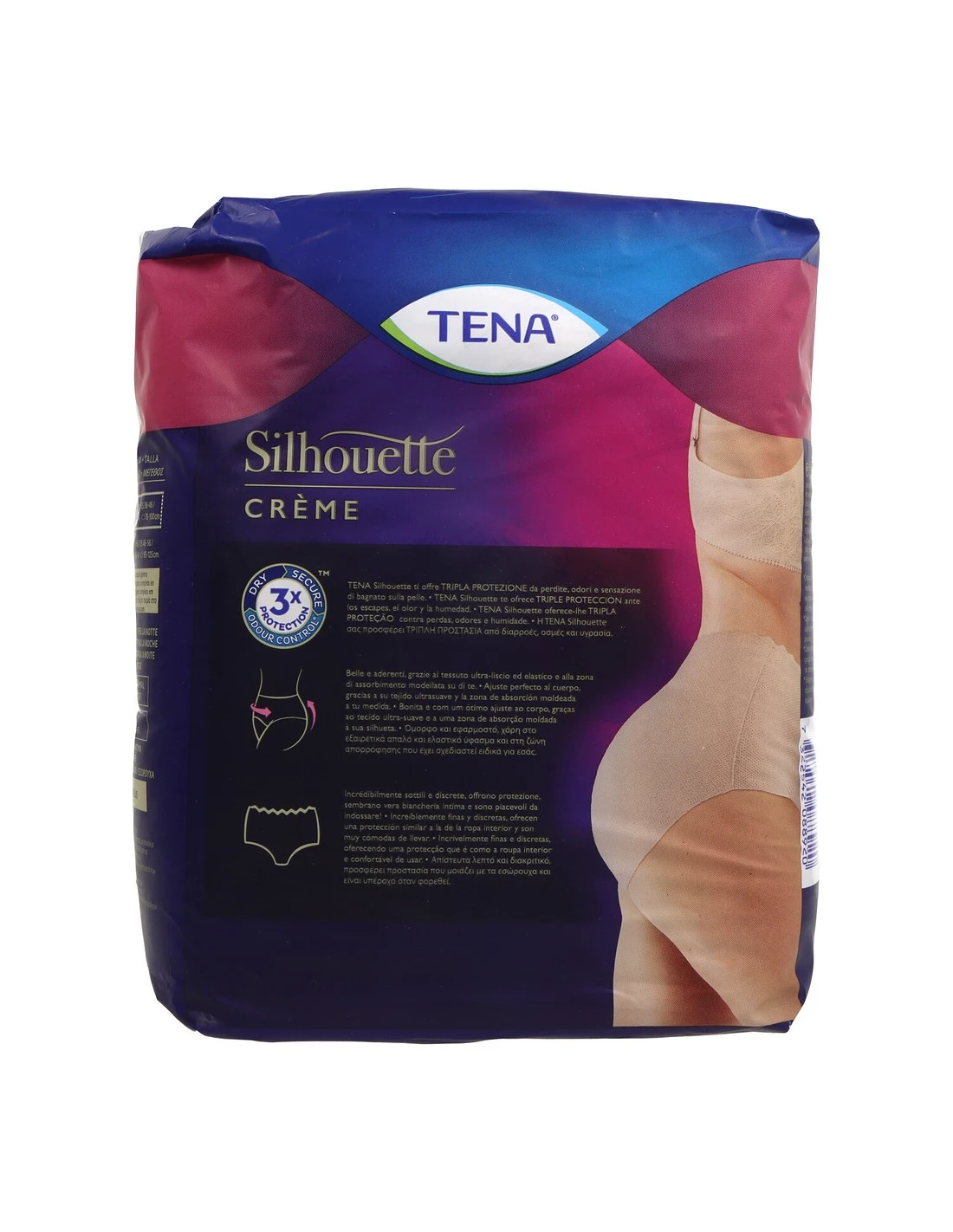 Tena Silhouette Crema Cintura Alta T-m 9 Uds 5 Tena Silhouette Crema Cintura Alta T-m 9 Uds - Imagen 3