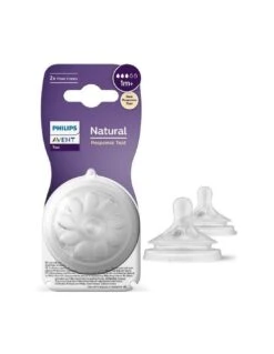 Tetina Avent Natural Response T3 Flujo Medio 1m