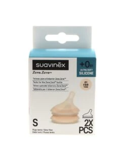 Tetina Silicona Ultra Soft Flujo Lento Zero Zero +0m Suavinex X2