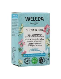 Weleda Shower Bar Geranio Litsea Jabon Solido 75
